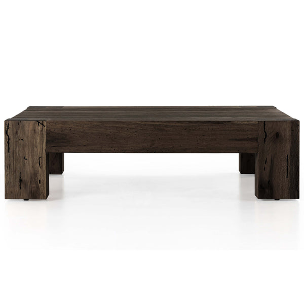 Home Fashion Abaso Coffee Table Ebony Rustic By Four Hands