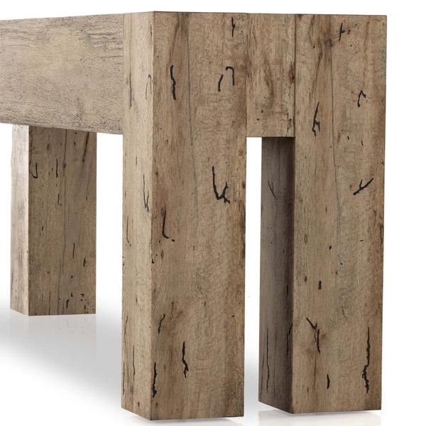 Home Fashion Abaso Console Table Rustic Wormwood By Four Hands