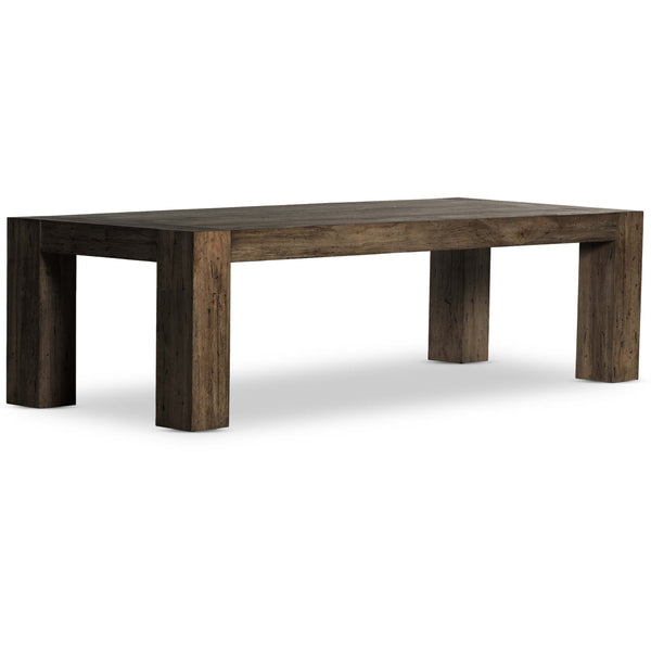Home Fashion Abaso Dining Table Ebony Rustic By Four Hands