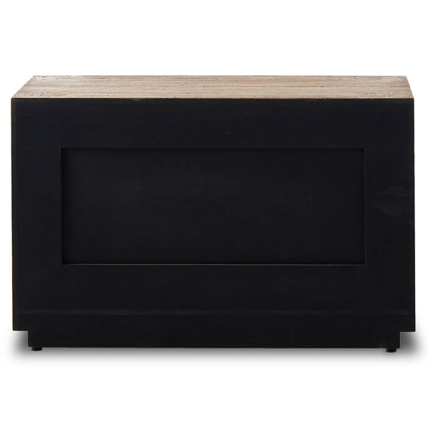 Home Fashion Abaso Nightstand Rustic Wormwood By Four Hands