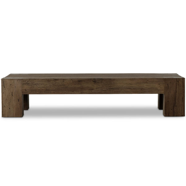 Home Fashion Abaso Rectangular Coffee Table Rustic Ebony By Four Hands