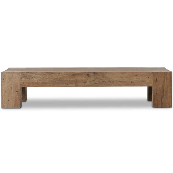 Home Fashion Abaso Rectangular Coffee Table Rustic Wormwood By Four Hands