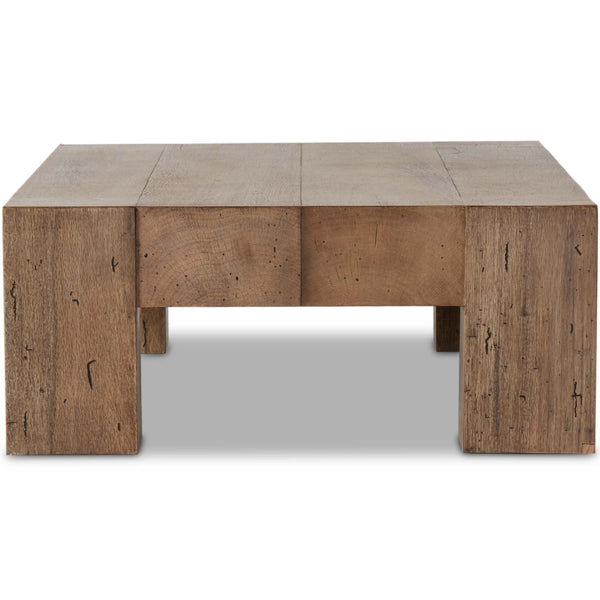 Home Fashion Abaso Rectangular Coffee Table Rustic Wormwood By Four Hands