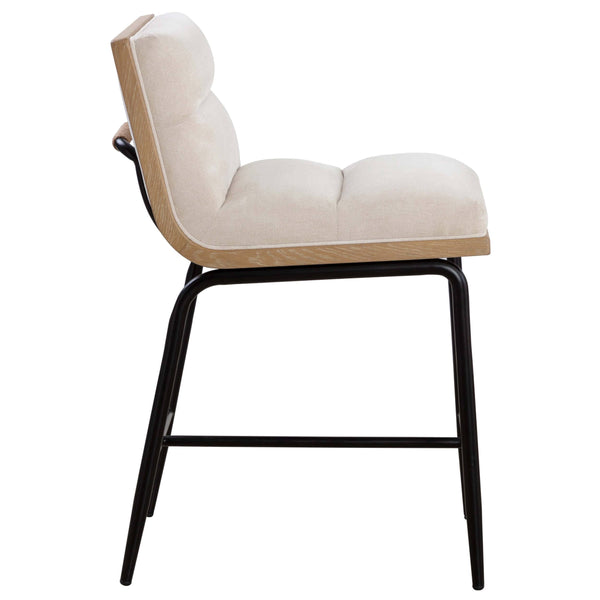 Home Fashion Abilene Counter Stool Polo Club Muslin