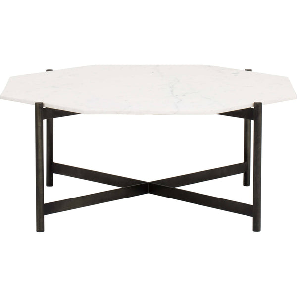 Home Fashion Adair Coffee Table Hammered Grey By Four Hands