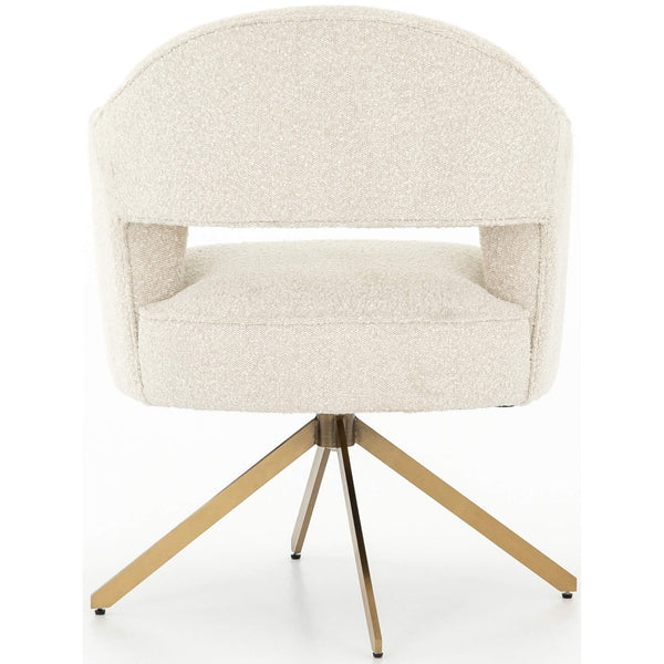 Home Fashion Adara Desk Chair Knoll Natural By Four Hands