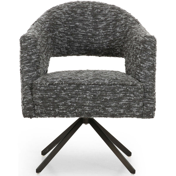 Home Fashion Adara Desk Chair Solema Charcoal By Four Hands