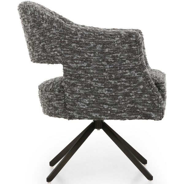 Home Fashion Adara Desk Chair Solema Charcoal By Four Hands