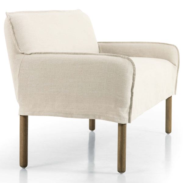 Home Fashion Addington Slipcover Bench Brussels Natural By Four Hands