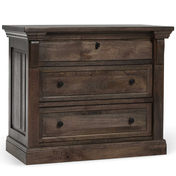 home fashion Adelaide 3 Drawer Nightstand Cocoa Brown