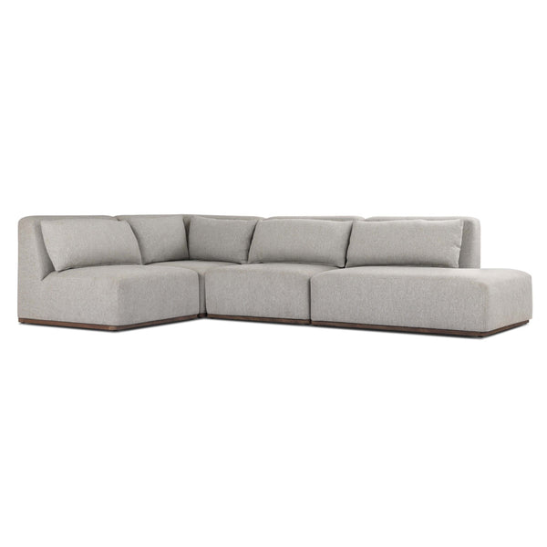home fashion Adler Outdoor 4 Piece Sectional Concha Fog by Four Hands