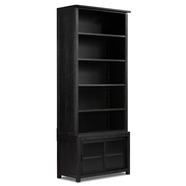 home fashion Admont Bookcase Worn Black by Four Hands