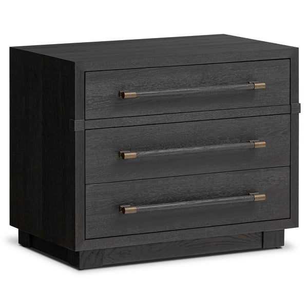 home fashion Adolfo Nightstand Modern Black by Four Hands