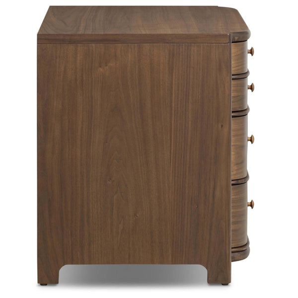 Home Fashion Agatha Nightstand Dark Brown By Amber Lewis X Four Hands
