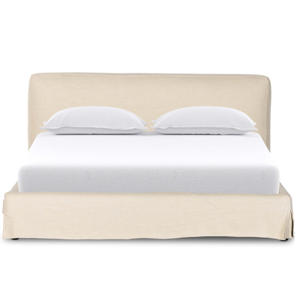 Home Fashion Aidan Slipcover Bed Brussels Natural By Four Hands