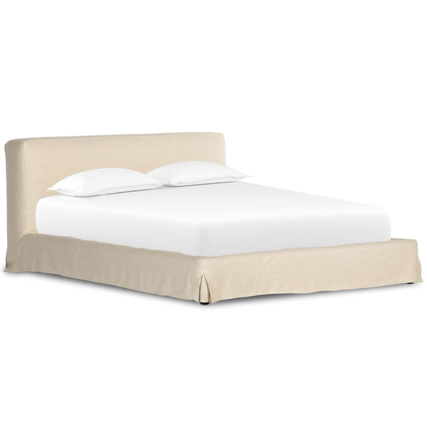 home fashion Aidan Slipcover Bed Brussels Natural by Four Hands