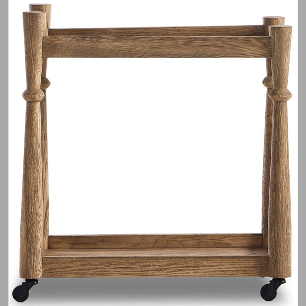 Home Fashion Alamosa Bar Cart Light Wash By Four Hands