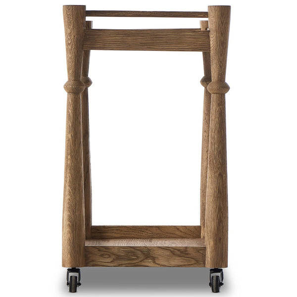 Home Fashion Alamosa Bar Cart Light Wash By Four Hands