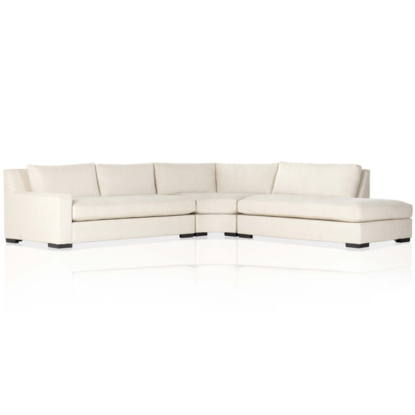 home fashion Albany 3 Piece Sectional Alcott Fawn by Four Hands