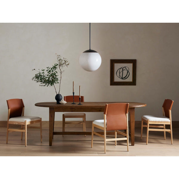 Home Fashion Alfie 87" Dining Table Waxed Pine By Four Hands