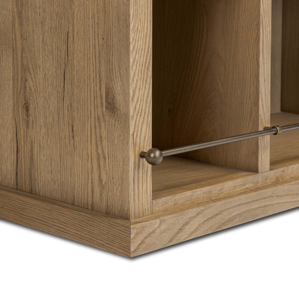 Home Fashion Alistair Bookcase Worn Oak By Amber Lewis X Four Hands