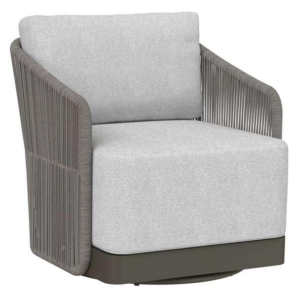 Home Fashion Allariz Outdoor Swivel Chair Gracebay Light Grey
