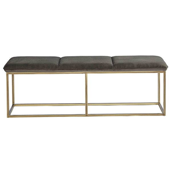 Home Fashion Alley Bench Piccolo Pebble/Rustic Bronze