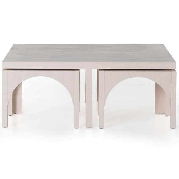 Home Fashion Amara Coffee Table W/Nesting Arch By Four Hands