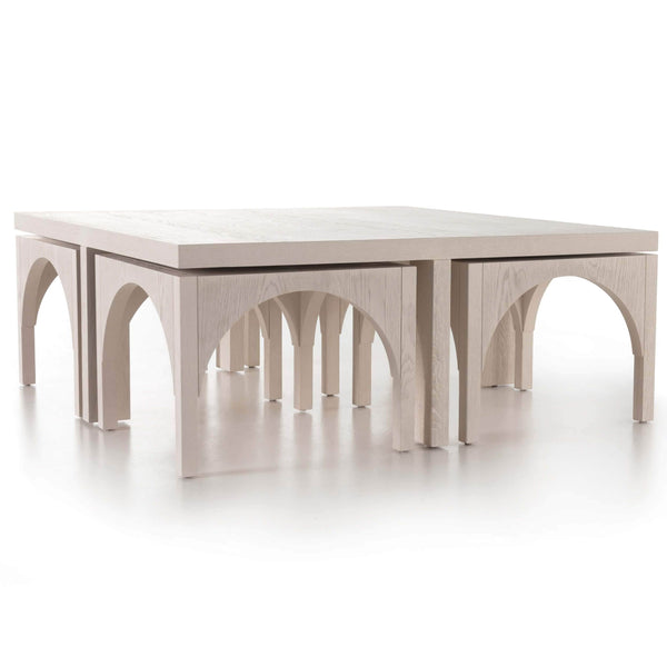 Home Fashion Amara Coffee Table W/Nesting Arch By Four Hands