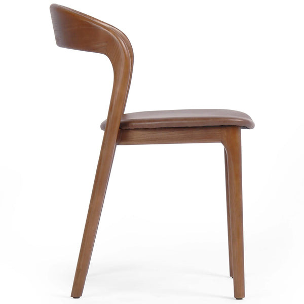 Home Fashion Amare Leather Dining Chair Sonoma Coco Set Of 2 By Four Hands