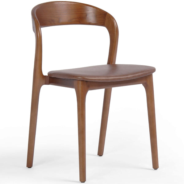 home fashion Amare Leather Dining Chair Sonoma Coco Set of 2 by Four Hands