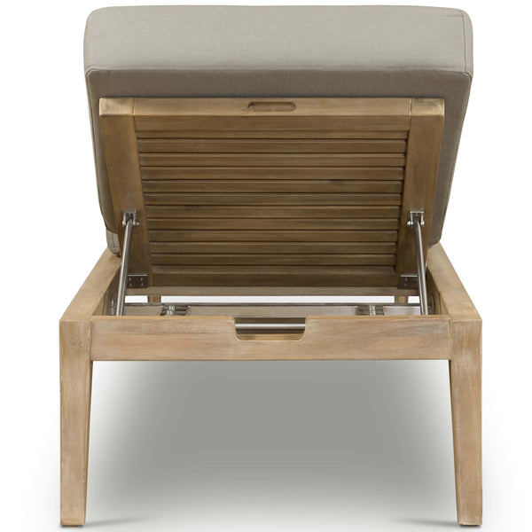 Home Fashion Amaya Outdoor Adjustable Chaise Lounger By Four Hands