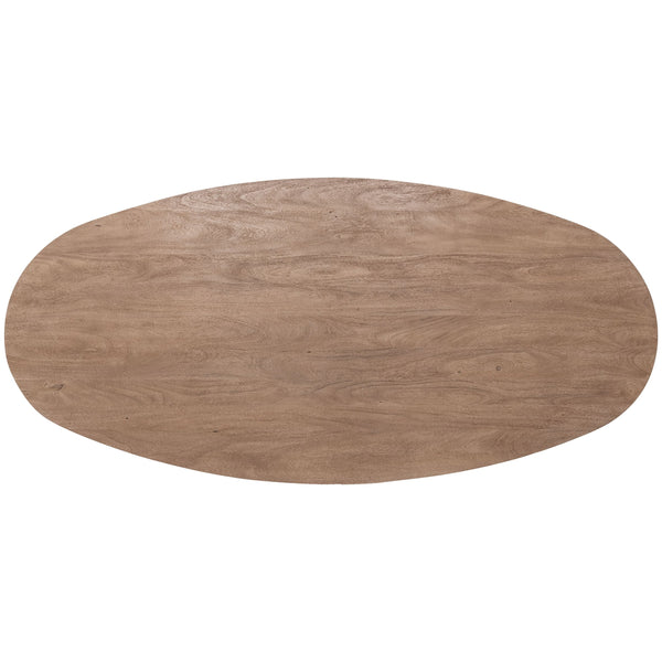 Home Fashion Amra Oval Dining Table Sandstone Greige