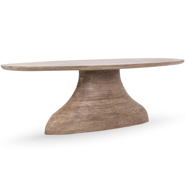 home fashion Amra Oval Dining Table Sandstone Greige