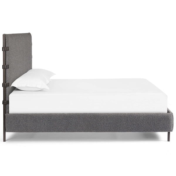 Home Fashion Anderson Bed Knoll Charcoal By Four Hands