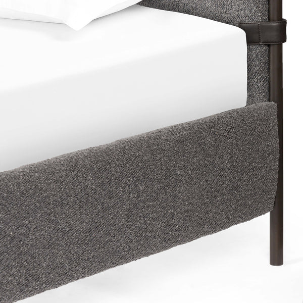 Home Fashion Anderson Bed Knoll Charcoal By Four Hands