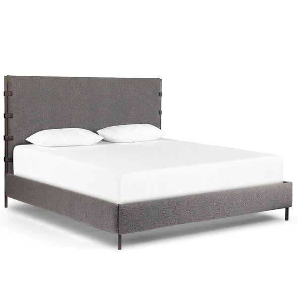home fashion Anderson Bed Knoll Charcoal by Four Hands