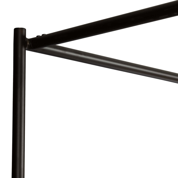 Home Fashion Anderson King Canopy Bed Knoll Charcoal By Four Hands