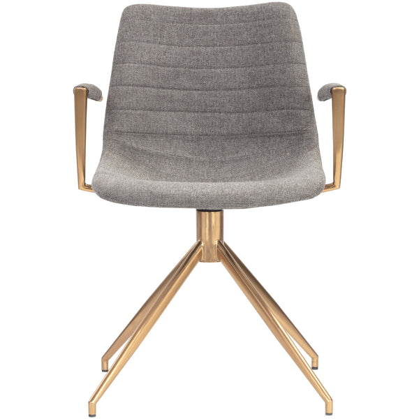 Home Fashion Andres Swivel Dining Chair Belfast Koala Grey