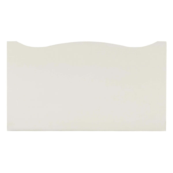 Home Fashion Antigua 3 Drawer Nightstand Shell White