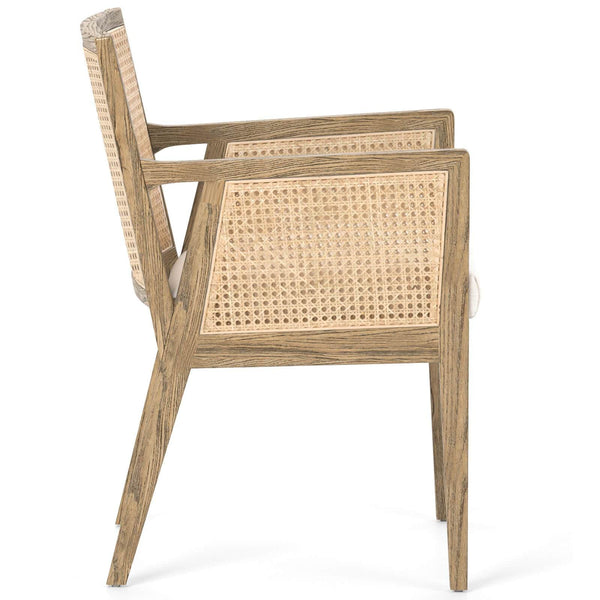Home Fashion Antonia Cane Arm Chair Toasted Nettlewood Set Of 2 By Four Hands