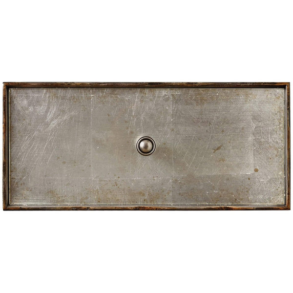 Home Fashion Arabella Mirrored Three Drawer Nightstand