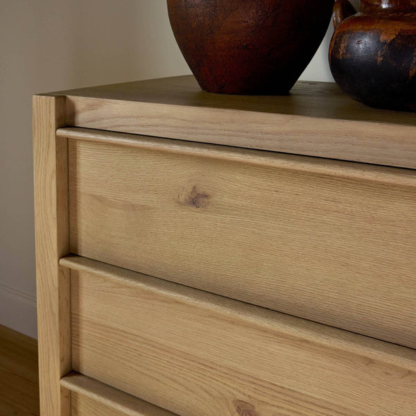 Home Fashion Aramis 6 Drawer Dresser Sandy Oak By Four Hands