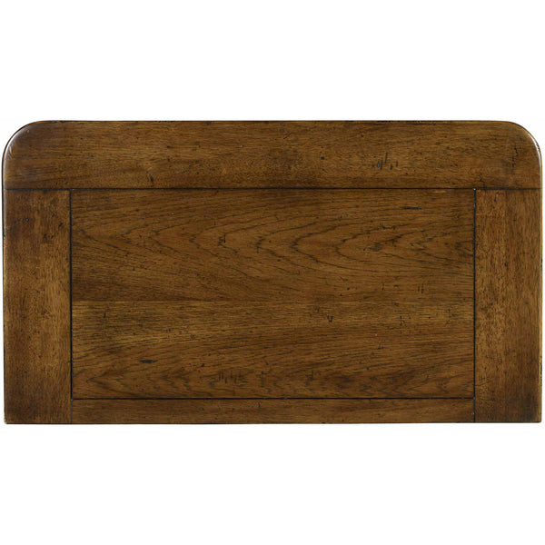 Home Fashion Archivist Three-Drawer Nightstand Dark Wood