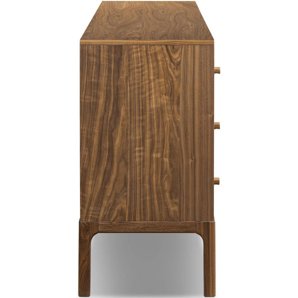 Home Fashion Arturo 9 Drawer Dresser Natural Walnut By Four Hands