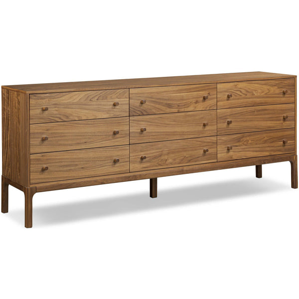 home fashion Arturo 9 Drawer Dresser Natural Walnut by Four Hands