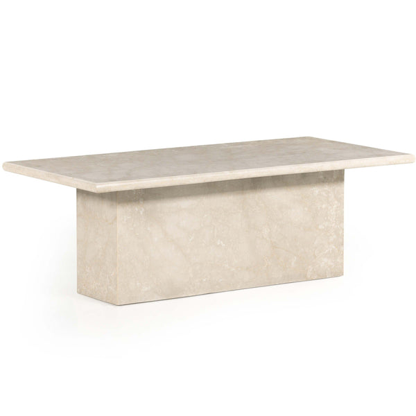 home fashion Arum Coffee Table Cream Marble by Four Hands