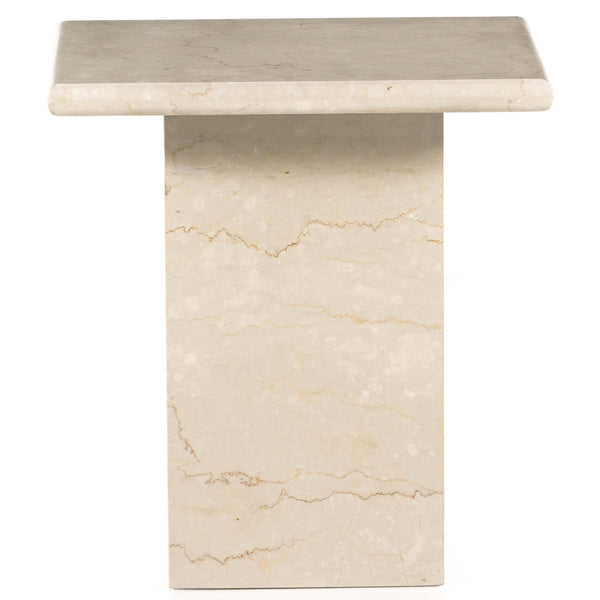 Home Fashion Arum End Table Cream Marble By Four Hands