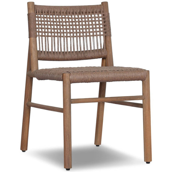 Home Fashion Ashe Outdoor Dining Chair Tanned Weave Set Of 2 By Four Hands