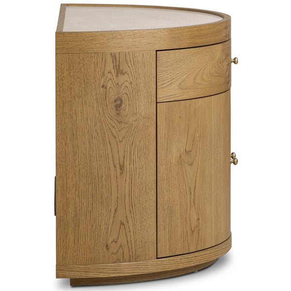 Home Fashion Ashton Nightstand Cream Marble By Four Hands